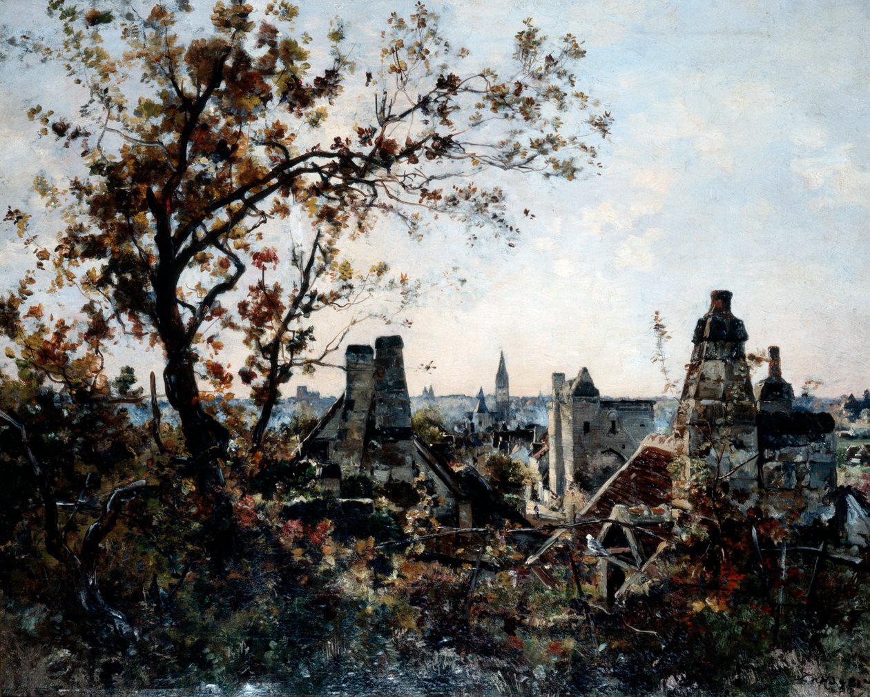A torre de Chevalot à noite, 1885 de Emmanuel Lansyer