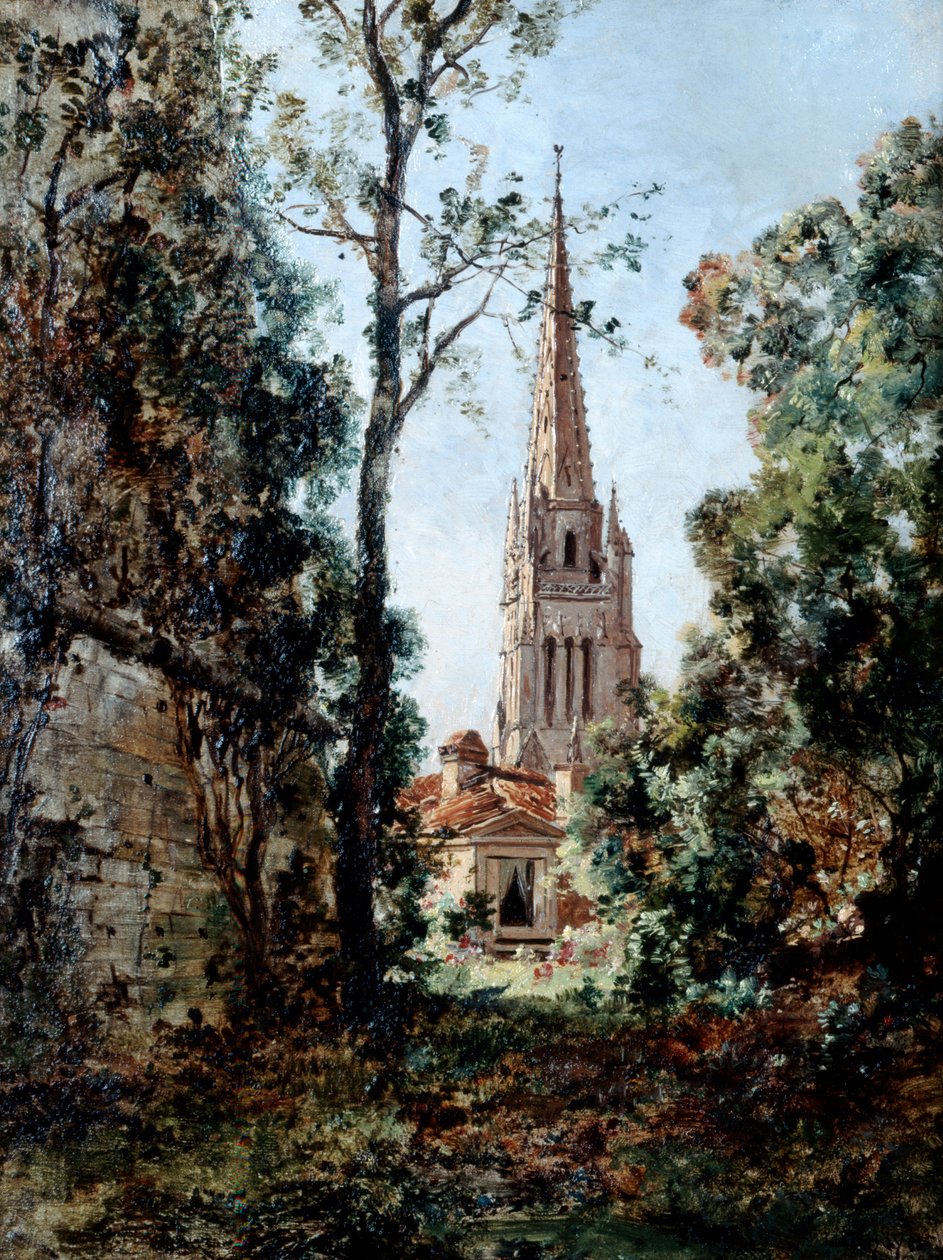 Vista do Parque Barou de manhã, 1889. de Emmanuel Lansyer