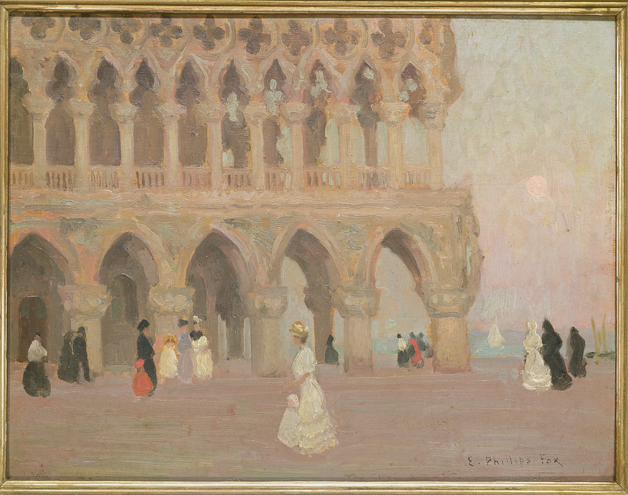 O Palácio dos Doges, Veneza de Emmanuel Phillips Fox