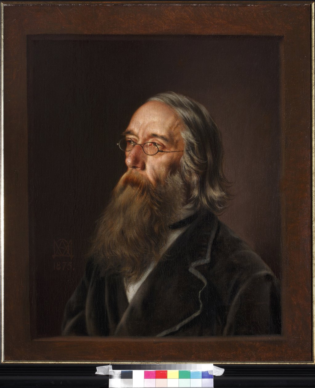 Retrato de Vasily Alexeyevich Yelagin (Elaguine) (1818-1879) par Dmitriev-Mamonov, Emmanuil Alexandrovich (1824-1880). Óleo sobre tela de Emmanuil Alexandrovich Dmitriev Mamonov