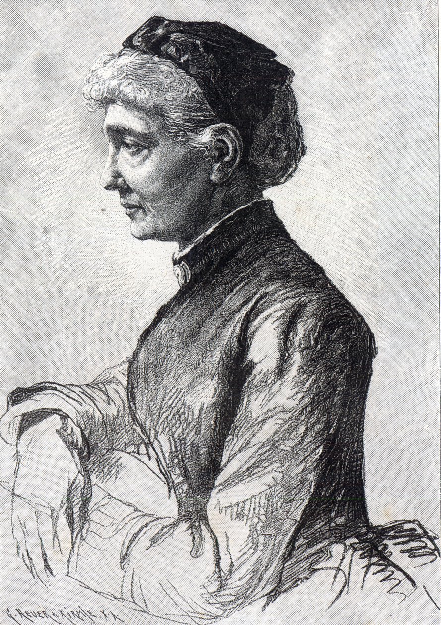 &39;Estudo de uma mulher&39;, 1893 de Empress Frederick of Germany