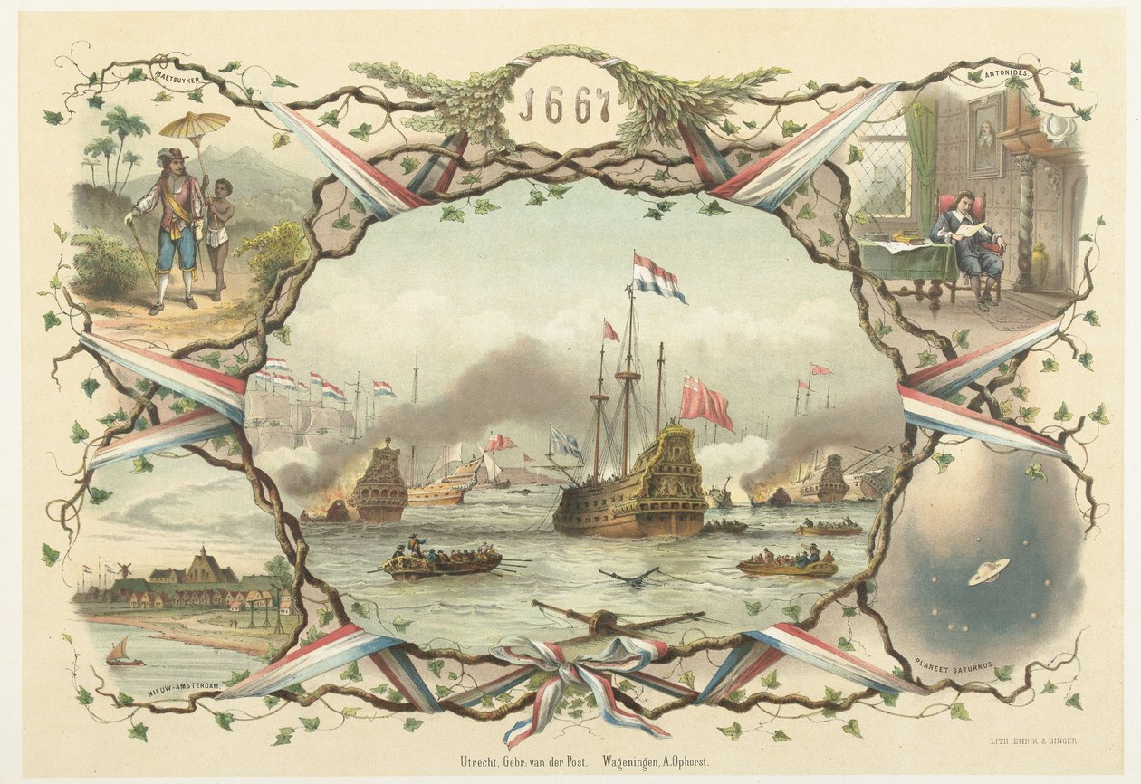 A Viagem a Chatham e a captura do Carlos Real, 1667 de Emrik and Binger