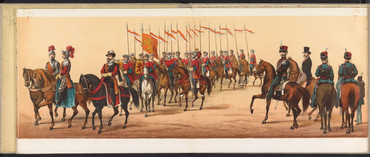 Desfile em Haarlem, 1872 (placa 7)
Desfile realizado em Haarlem, a 1 de Abril de 1872. (título da série sobre o objecto) de Emrik and Binger