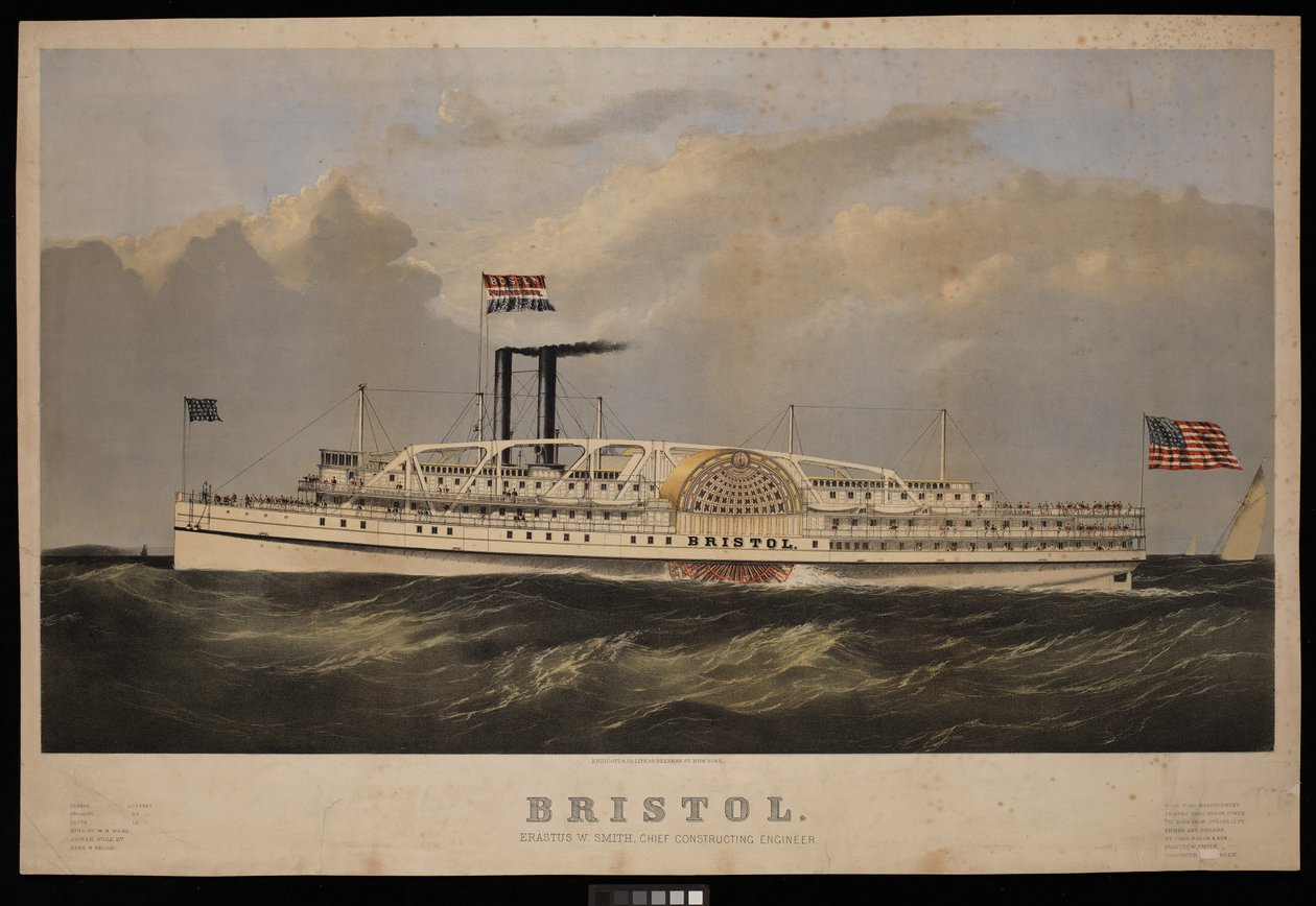 Bristol Eratus W Smith, engenheiro-chefe de construção... (litografia, a cores) de Endicott Endicott