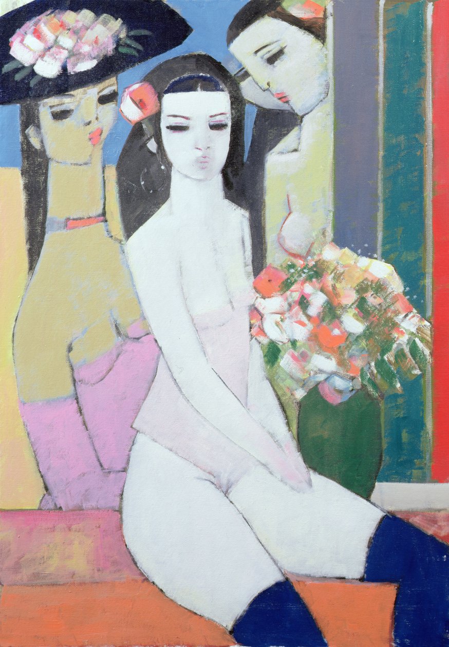 Josephine, 2008 (óleo sobre tábua de lona) de Endre Roder