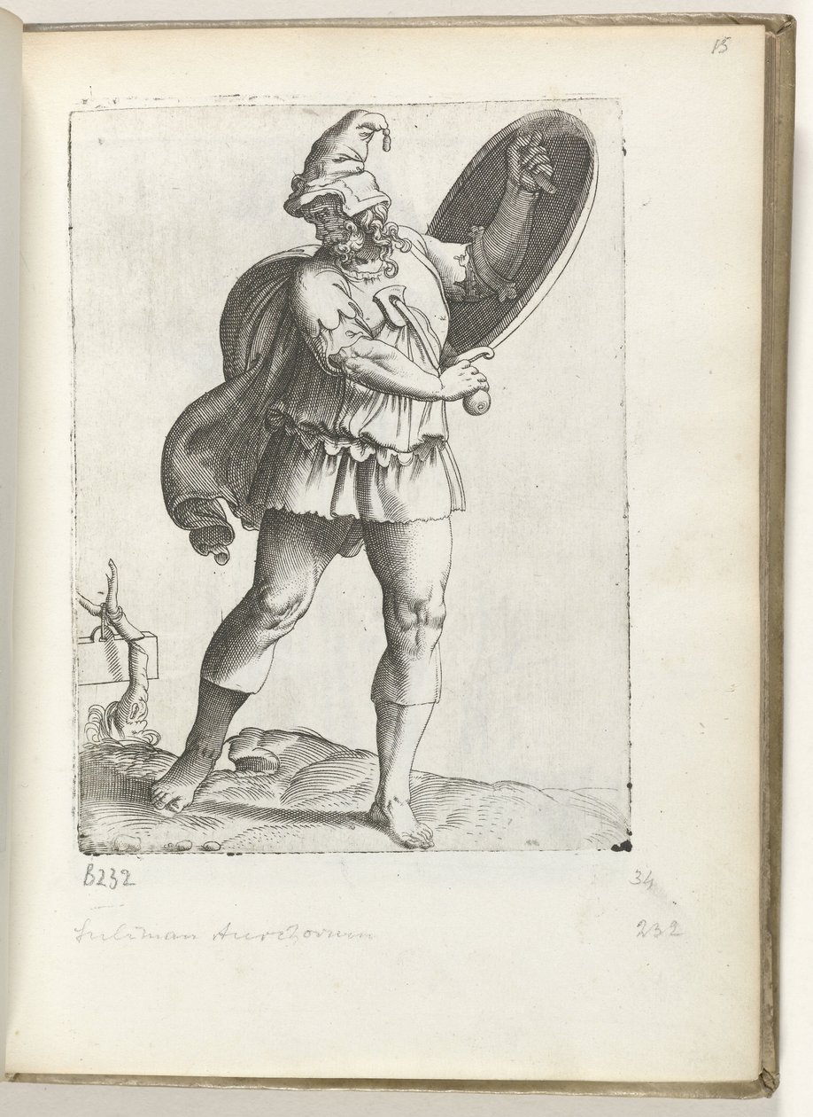guerreiro espanhol ca. 1550
Diversarum gentium nostrae aetatis habitus (título da série) de Enea Vico