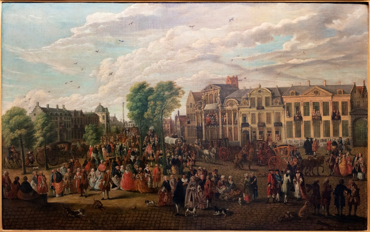 Vista da cidade de Gante (De Kouter) de Engelbert van Siclers