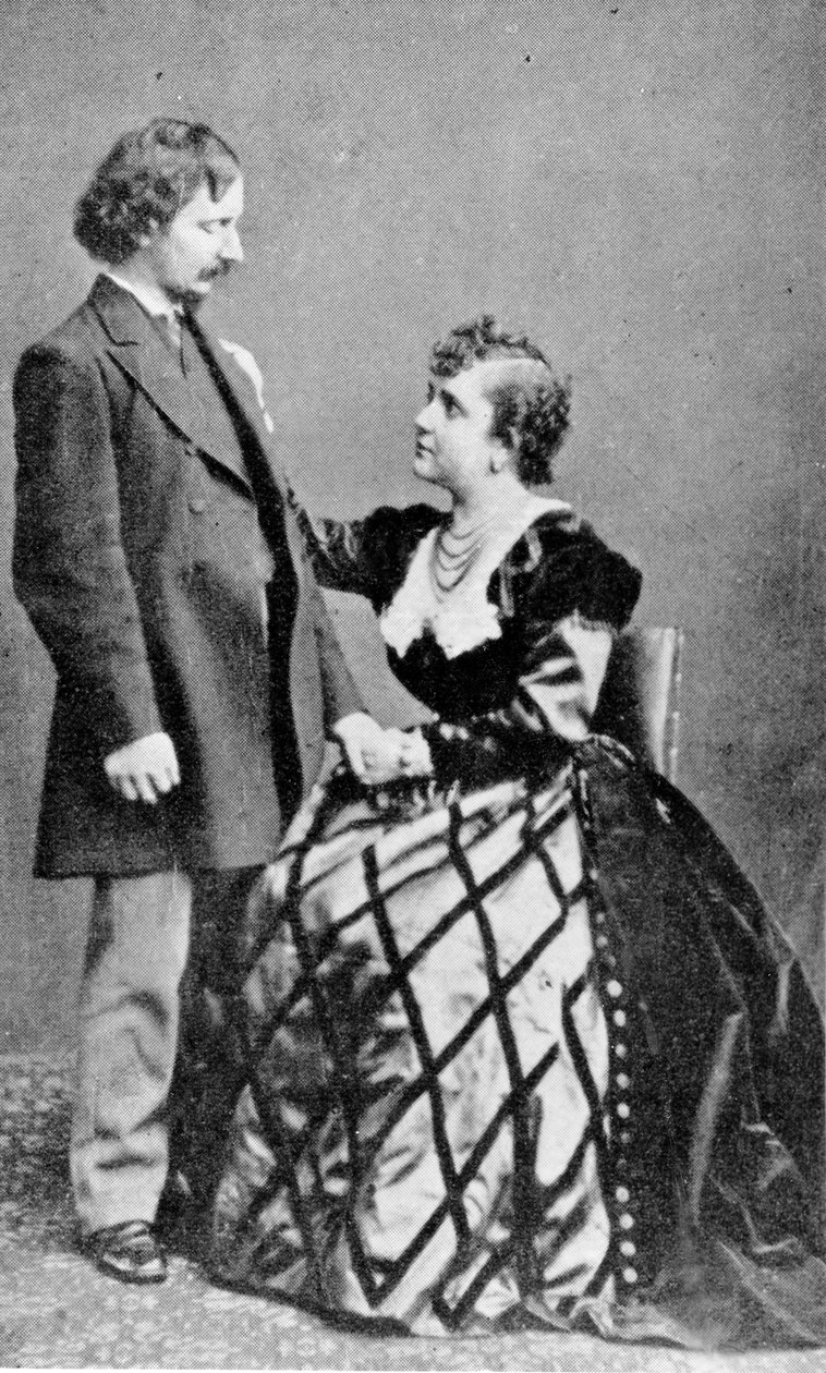 Algernon Charles Swinburne e Adah Menken de English Photographer