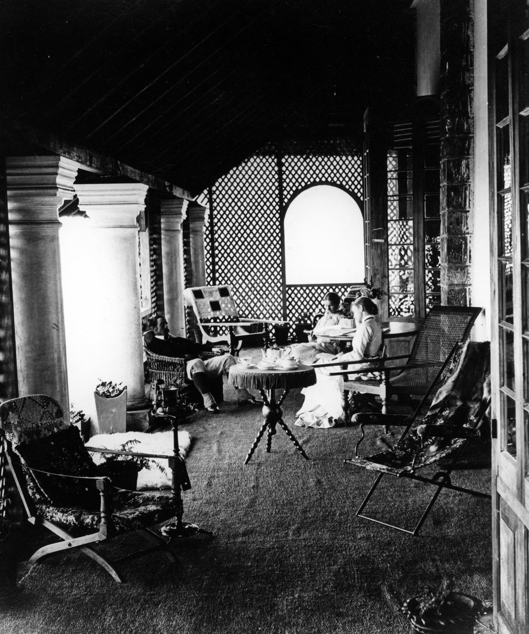 Bungalow Archie Chamberlins, Ceilão, 1877 de English Photographer