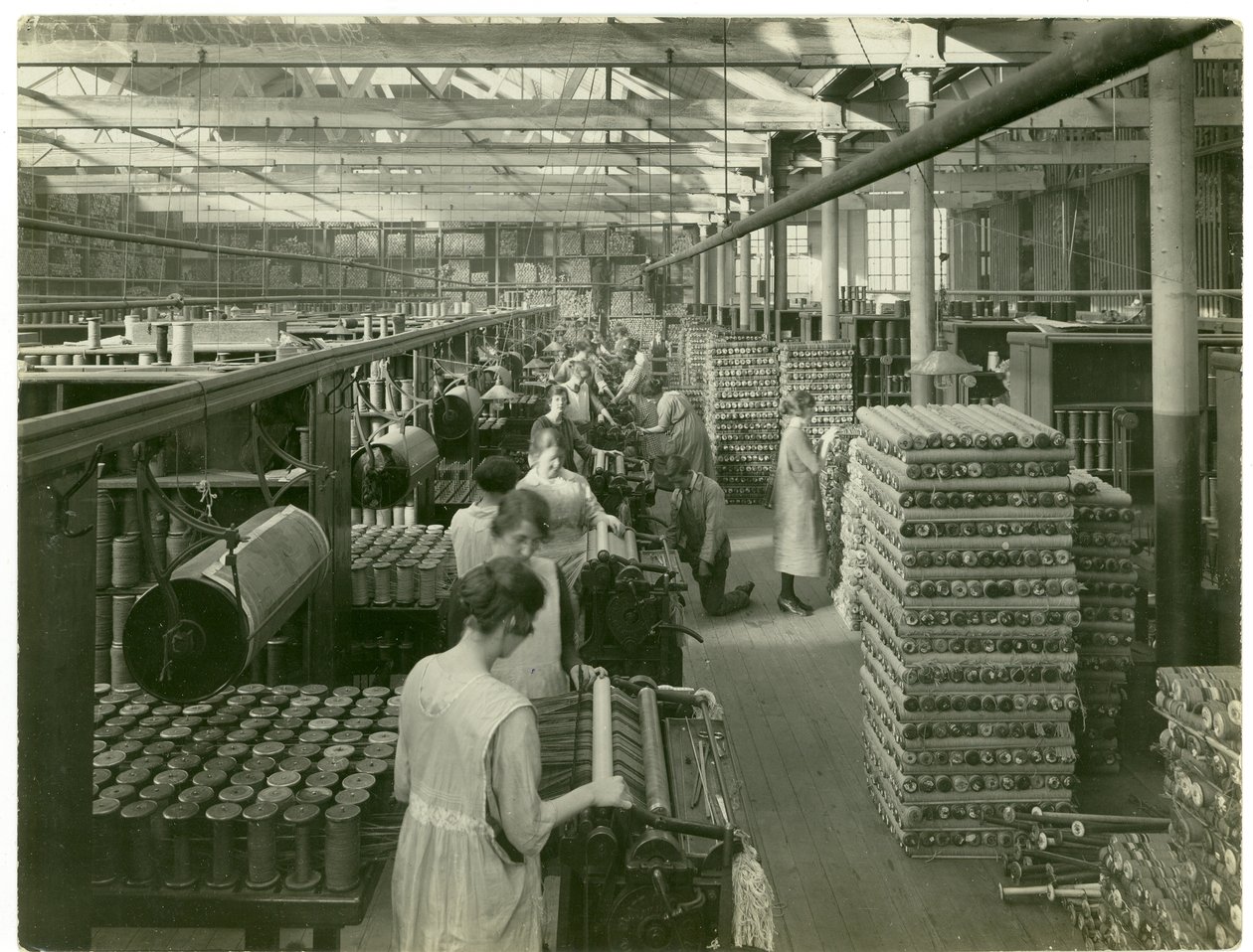 Configuração de carretel Axminster, 1923 de English Photographer