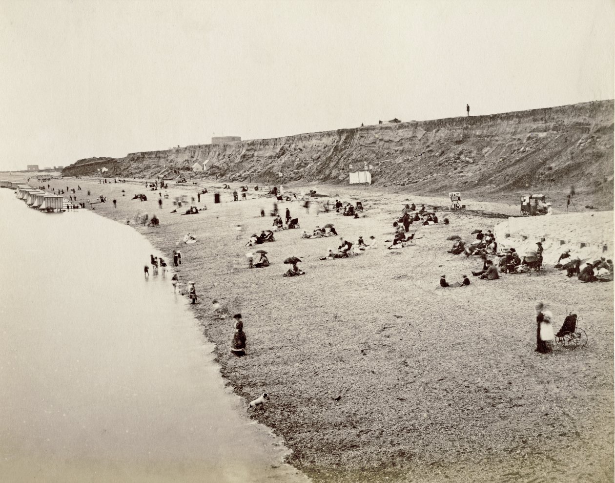 Praia de Babbacombe, Devon, de 1890 de English Photographer
