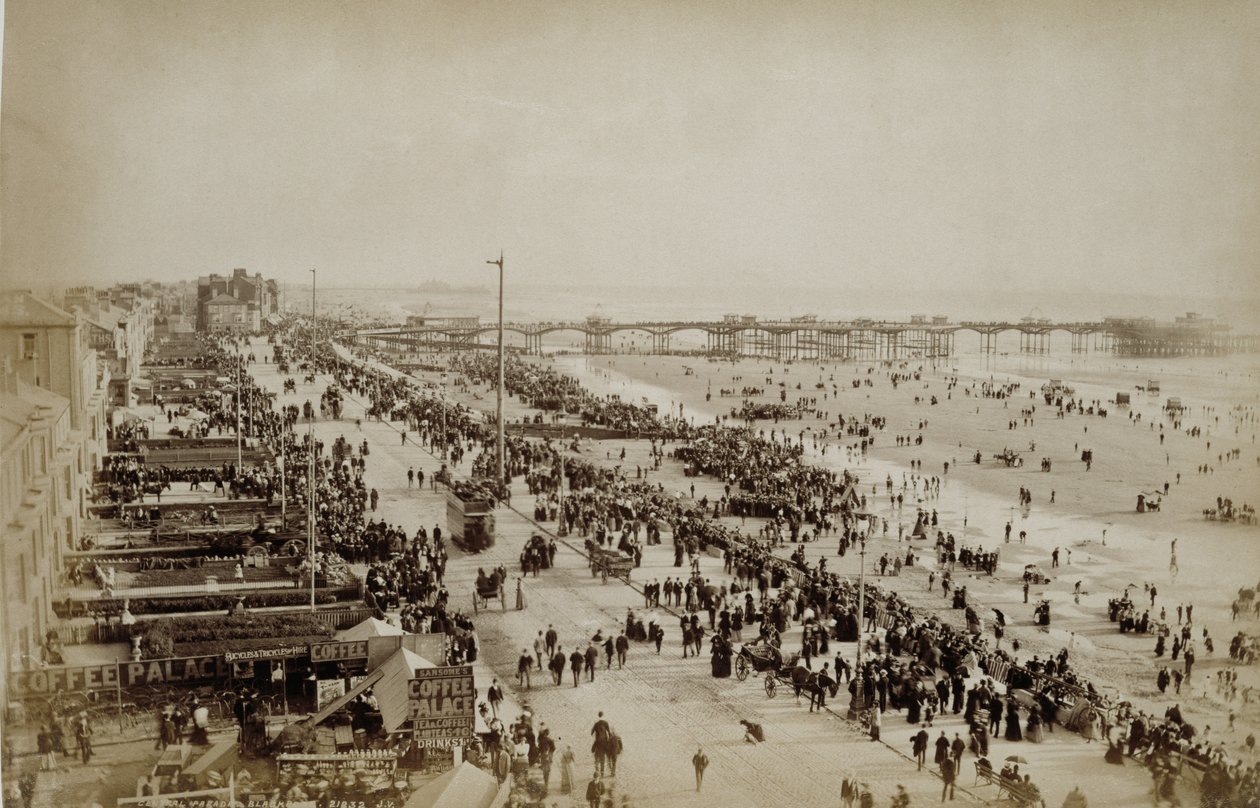 Praia de Blackpool de English Photographer