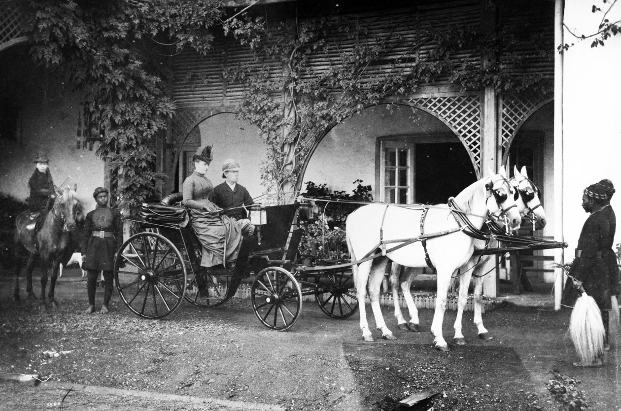 Família britânica na Índia, c.1875 de English Photographer