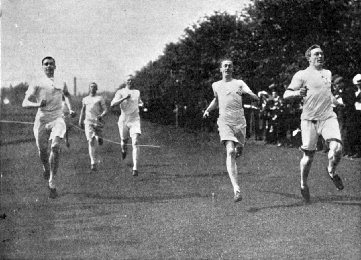 CH Jupp vence a Copa dos Desafios dos 220 jardas, ilustração de The King, 25 de maio de 1901 de English Photographer
