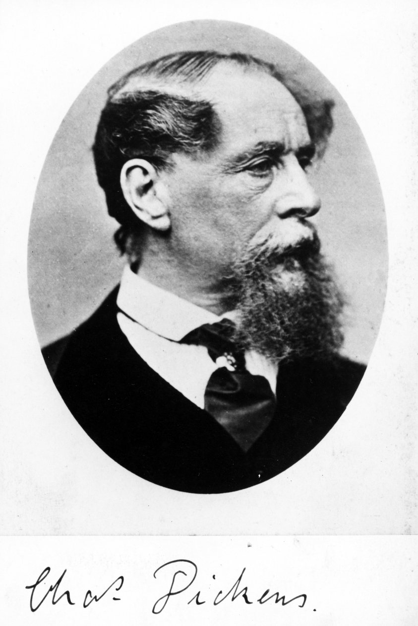 Charles Dickens, c.1870s de English Photographer
