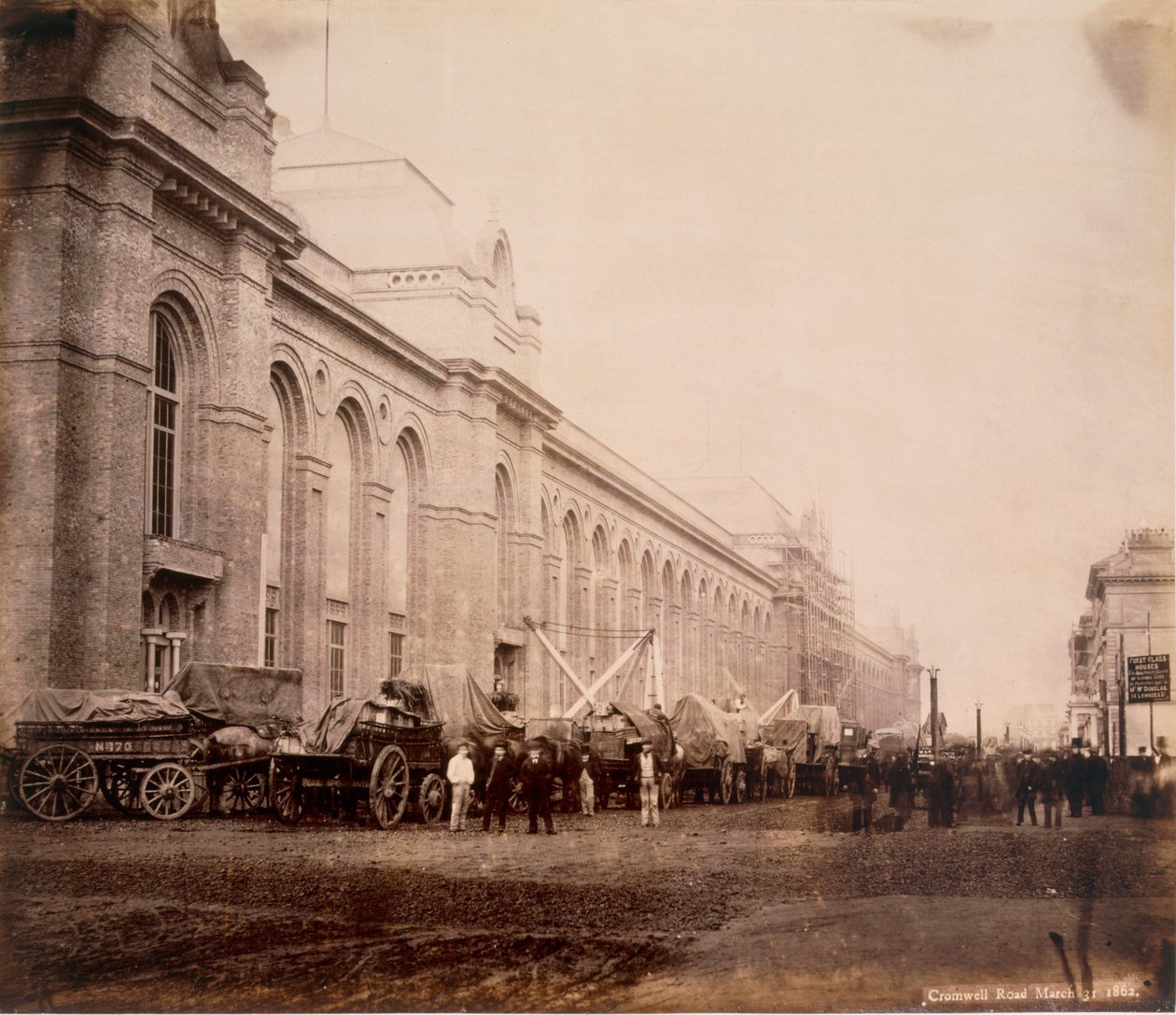 Cromwell Road, março de 1862 (foto sépia) de English Photographer
