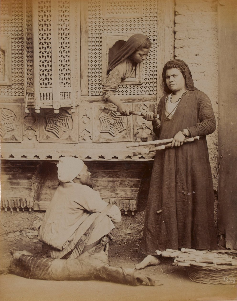 Família Egípcia, 1893 de English Photographer