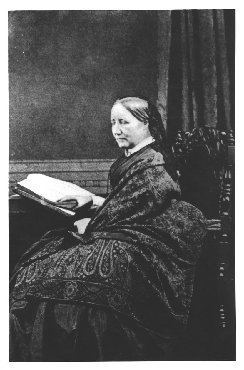 Elizabeth Cleghorn Gaskell (1810-65) do século XIX de English Photographer