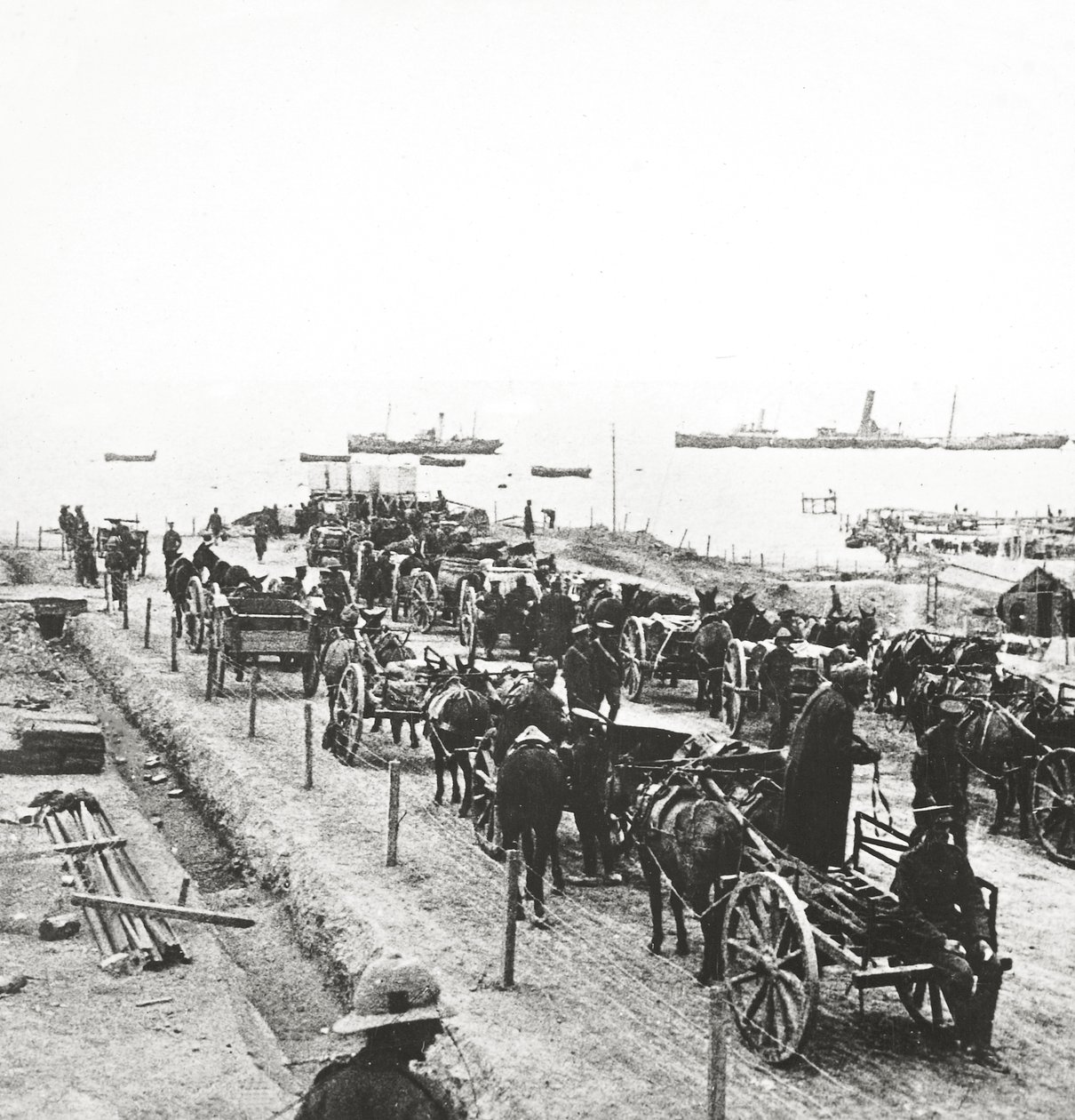 Evacuações de Gallipoli de English Photographer