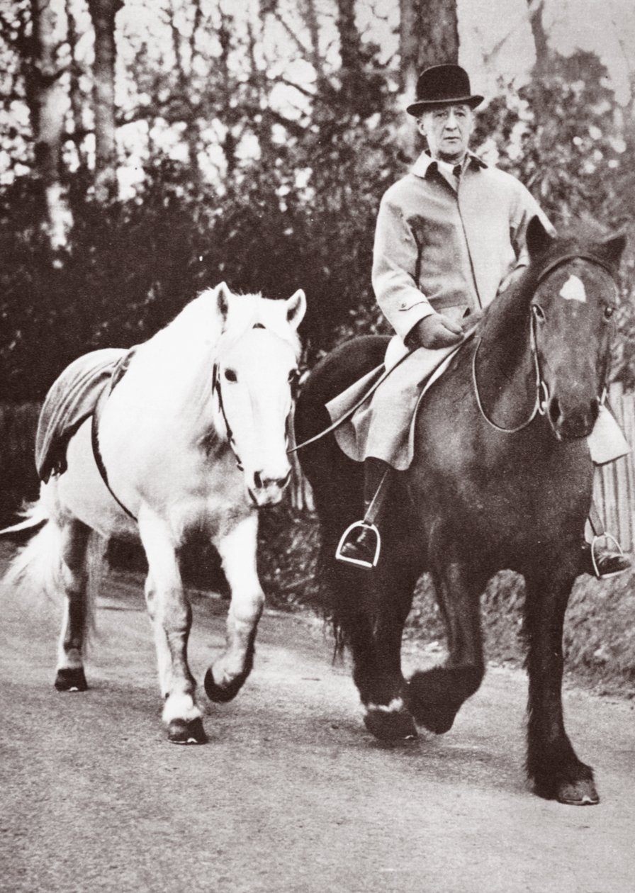 Pônei de George Vs, Jock, 1936 de English Photographer
