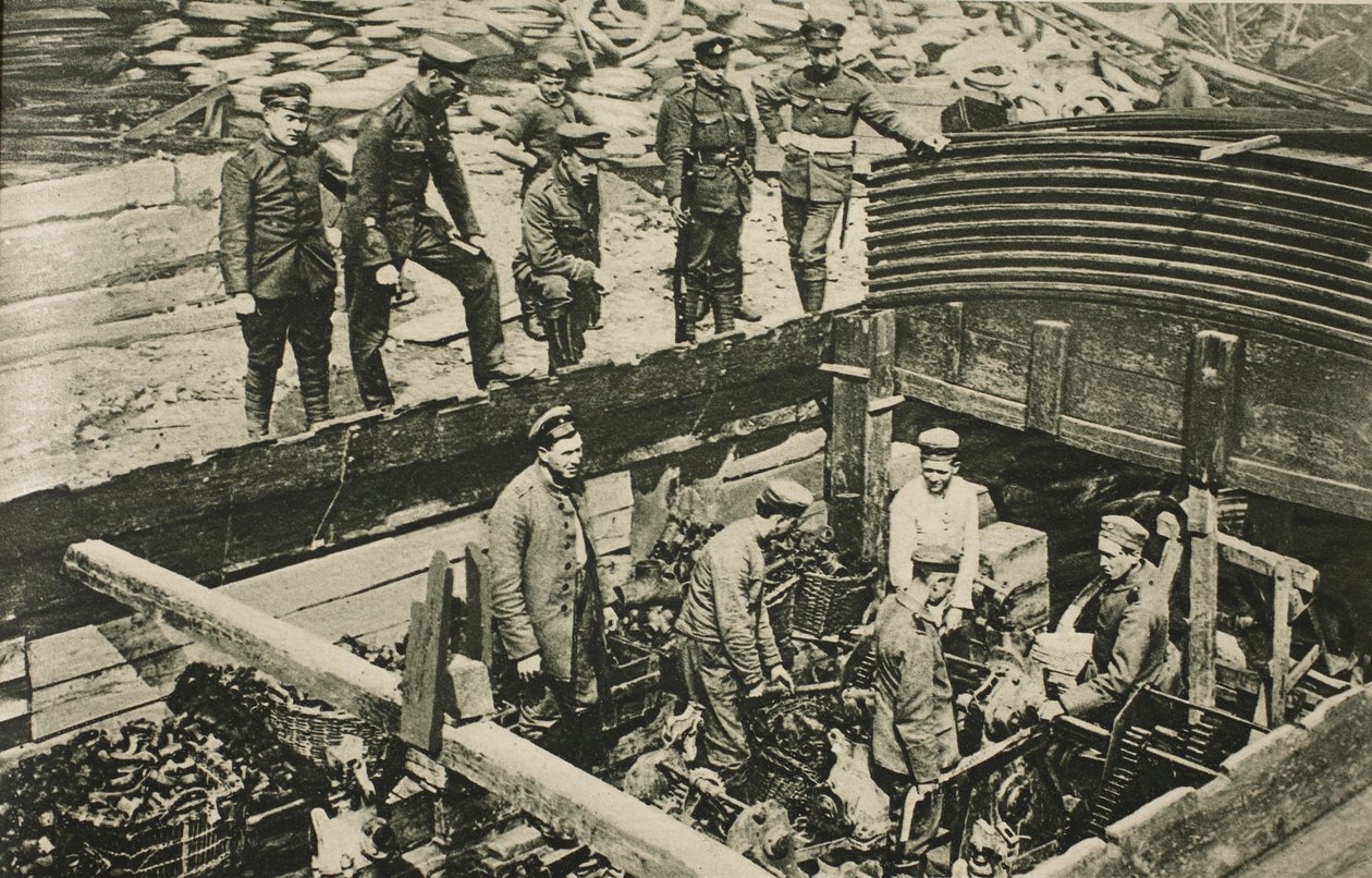 Despejo alemão na Bélgica, 1914-19 de English Photographer
