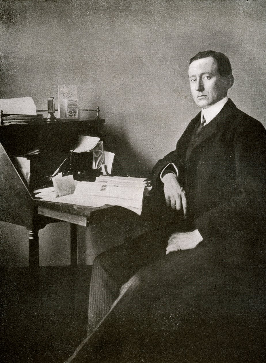 Guglielmo Marconi, de &39;The Year 1912&39;, publicado em Londres, 1913 de English Photographer