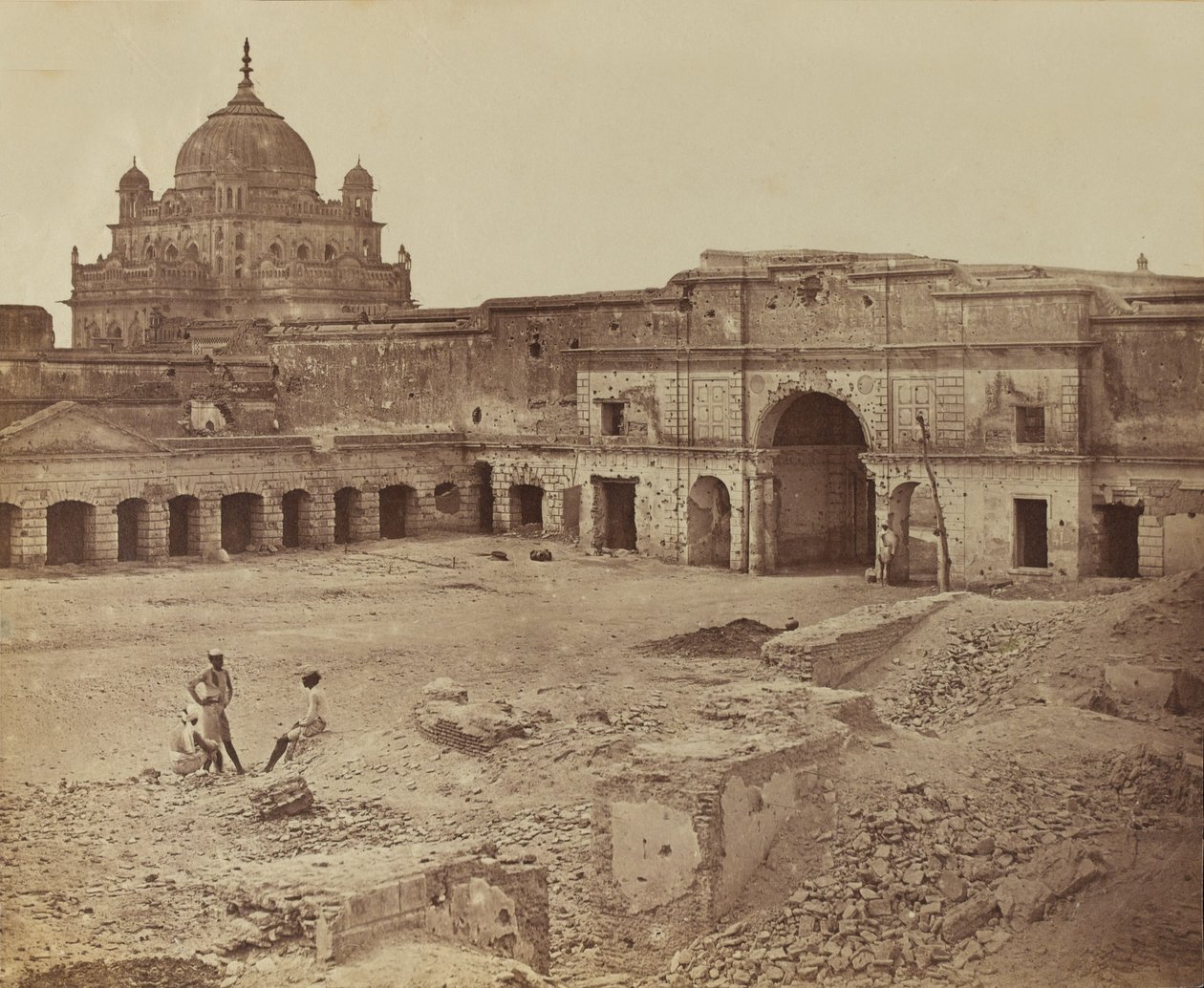 Palácio indiano, c.1858 de English Photographer