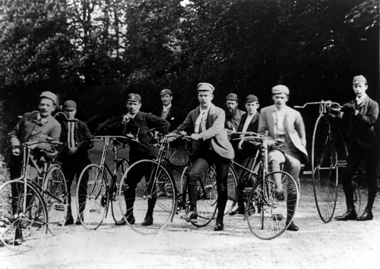 Clube de ciclismo de Kidderminster, 1890 de English Photographer