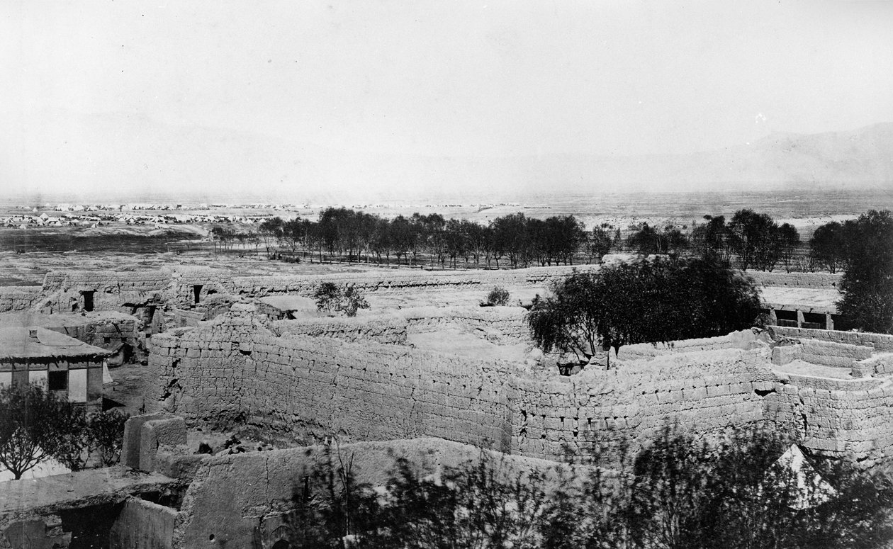 Paisagem tomada durante a Segunda Guerra Anglo-Afegã, 1878-80 de English Photographer