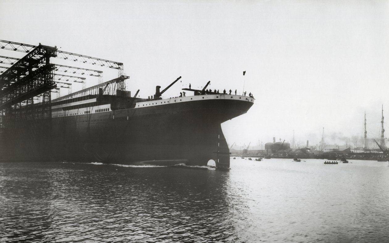 Lançamento do RMS Titanic, 31 de maio de 1911 de English Photographer