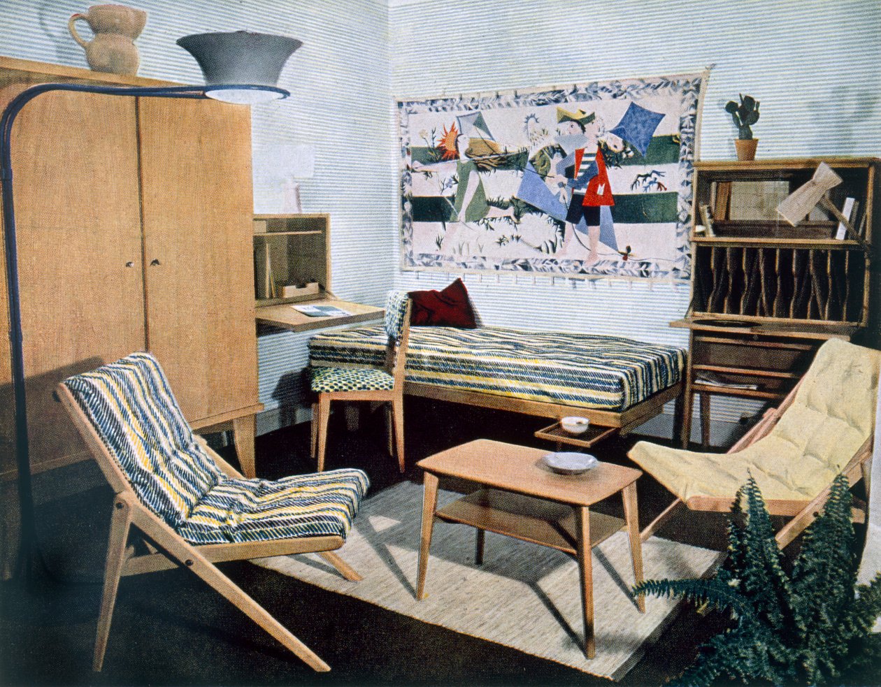 Sala de estar, década de 1960 de English Photographer