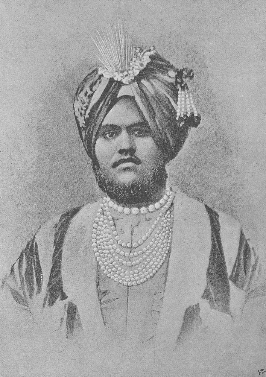 Maharaja Jagatjit Singh de Kapurthala de English Photographer