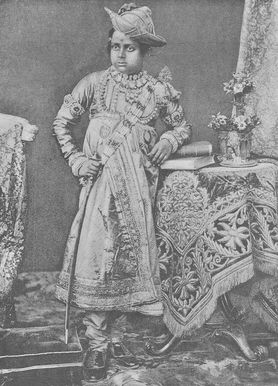 Maharaja Madho Rao Scindia de Gwalior de English Photographer