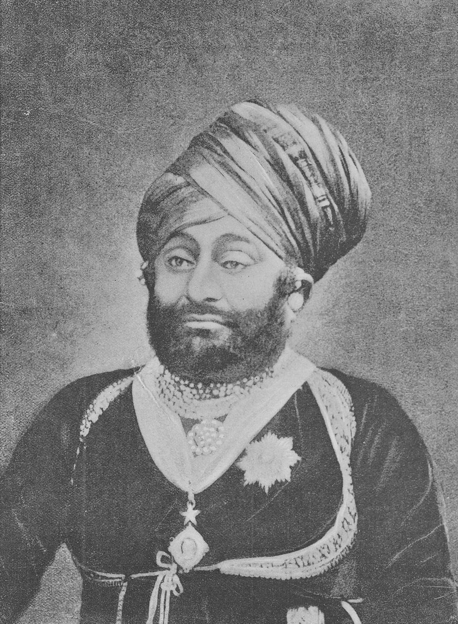 Maharaja Mansinhji II, Raj Sahib de Dhrangadhra de English Photographer