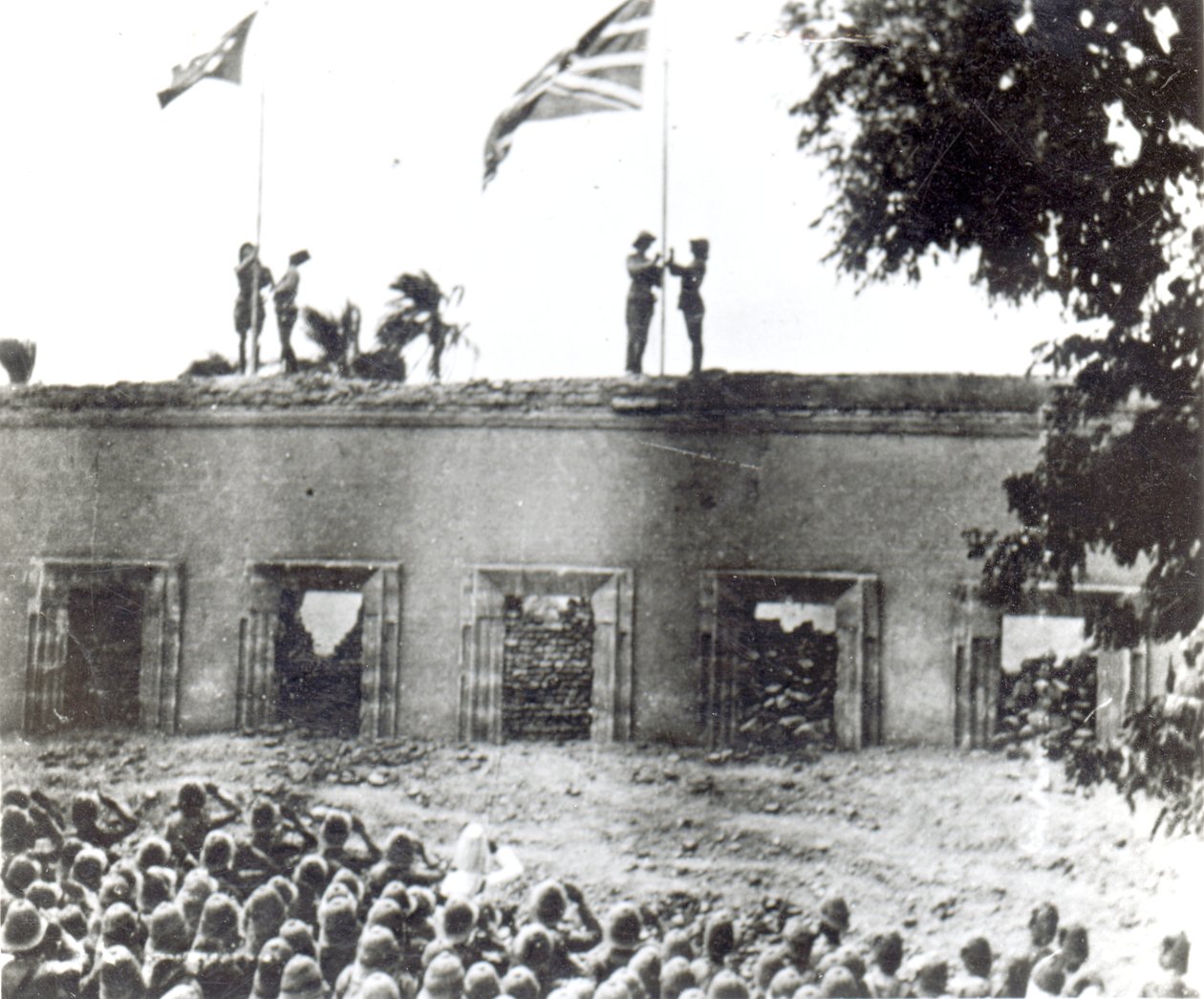Serviço Memorial ao General Charles George Gordon, Cartum, 4 de setembro de 1898 de English Photographer