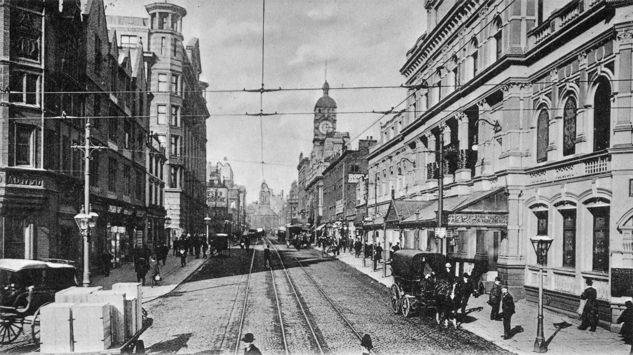 Oxford Street, Manchester, c.1910 de English Photographer