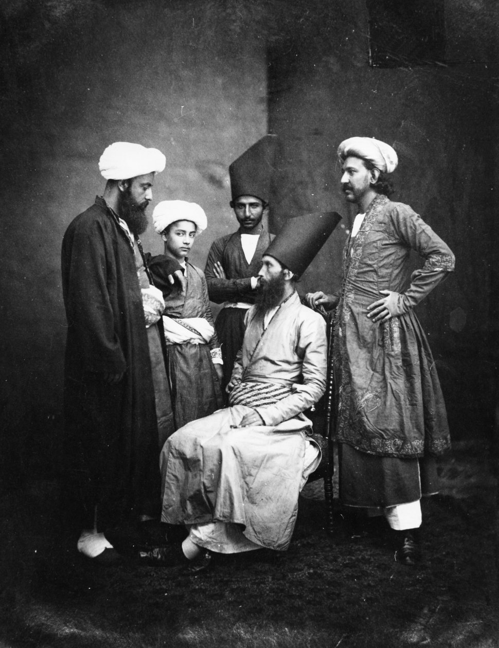 Parsis em Bombaim, c. 1870s de English Photographer