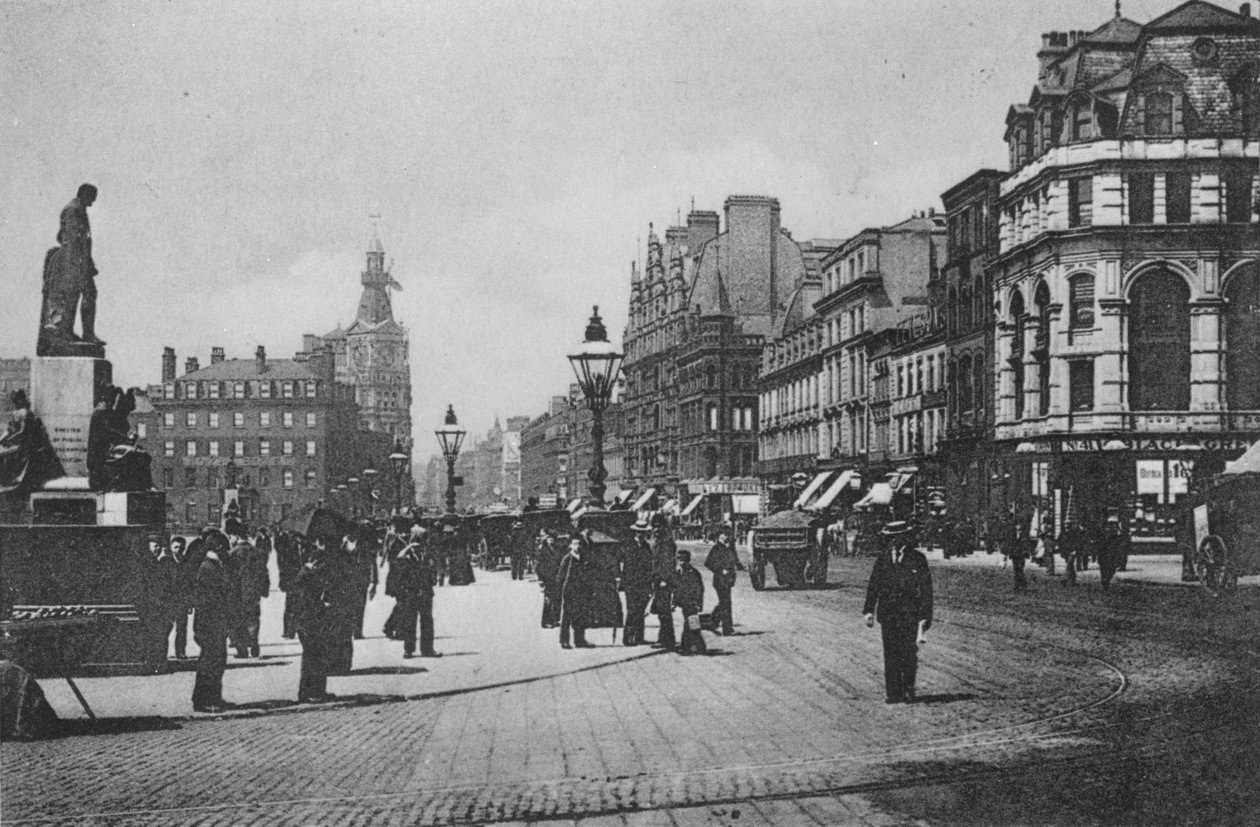 Piccadilly, Manchester, c.1910 de English Photographer