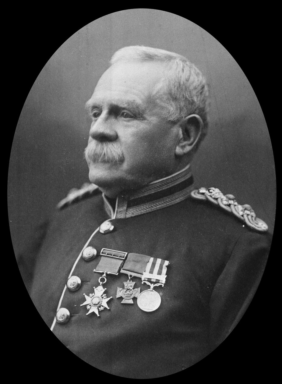 Retrato do Coronel T. Cadell VC CB, 1907 de English Photographer