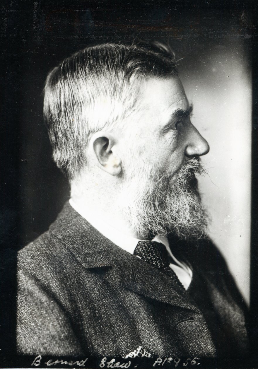 Retrato de George Bernard Shaw, 1925 de English Photographer