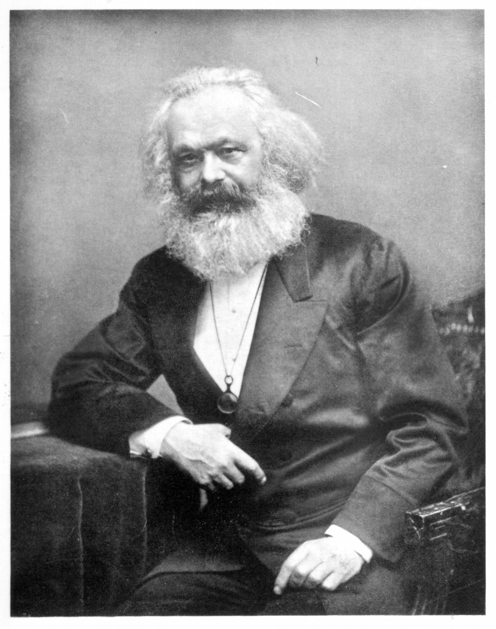 Retrato de Karl Marx (1818-1893) de English Photographer