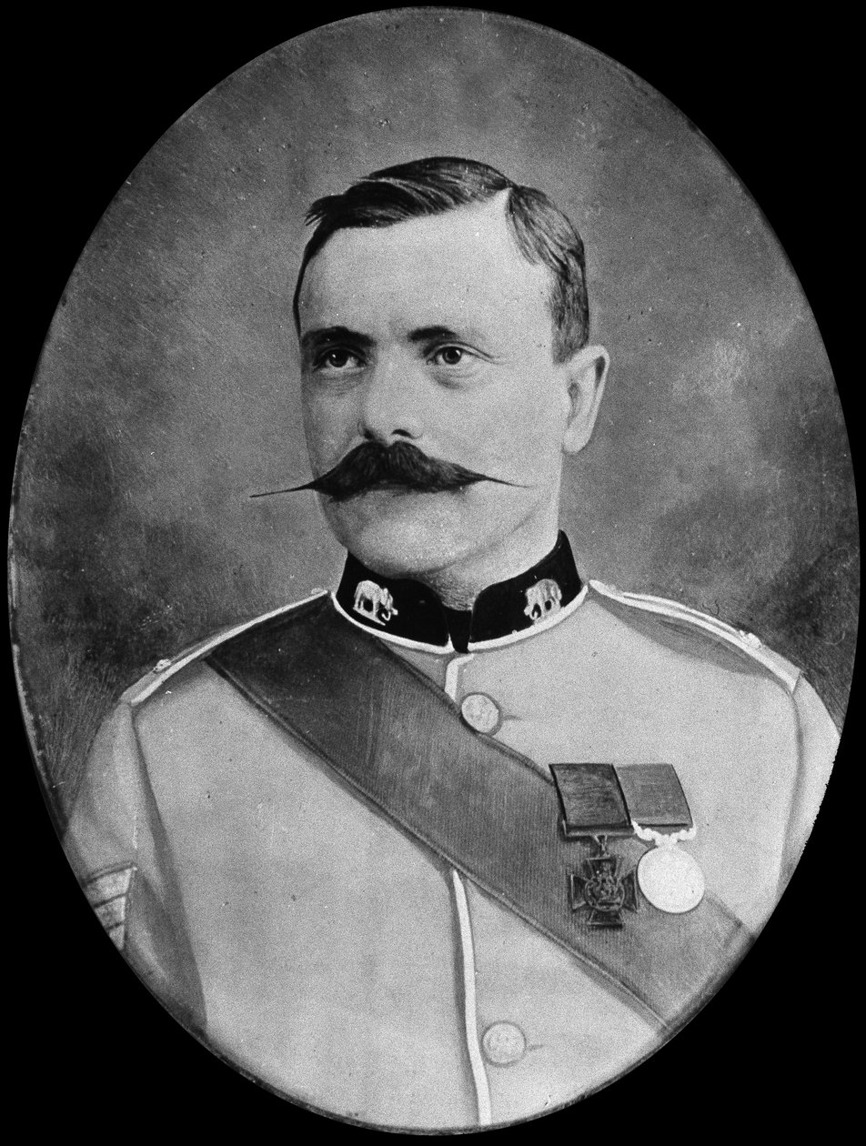 Retrato de Sargeant J. Danagher, Connaught Rangers, 1890 de English Photographer