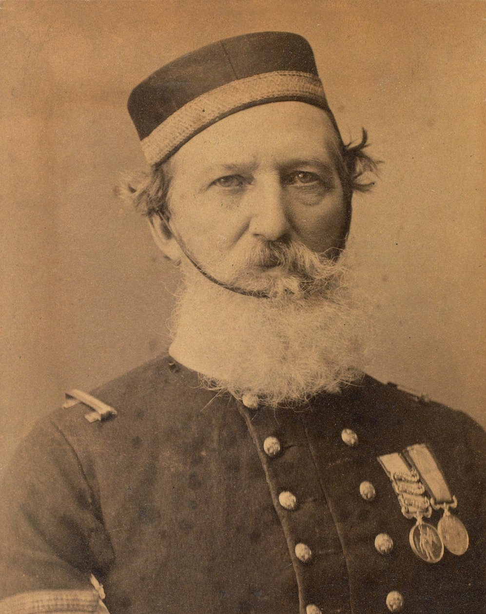 Retrato do sargento Frederick T. Peake VC de English Photographer