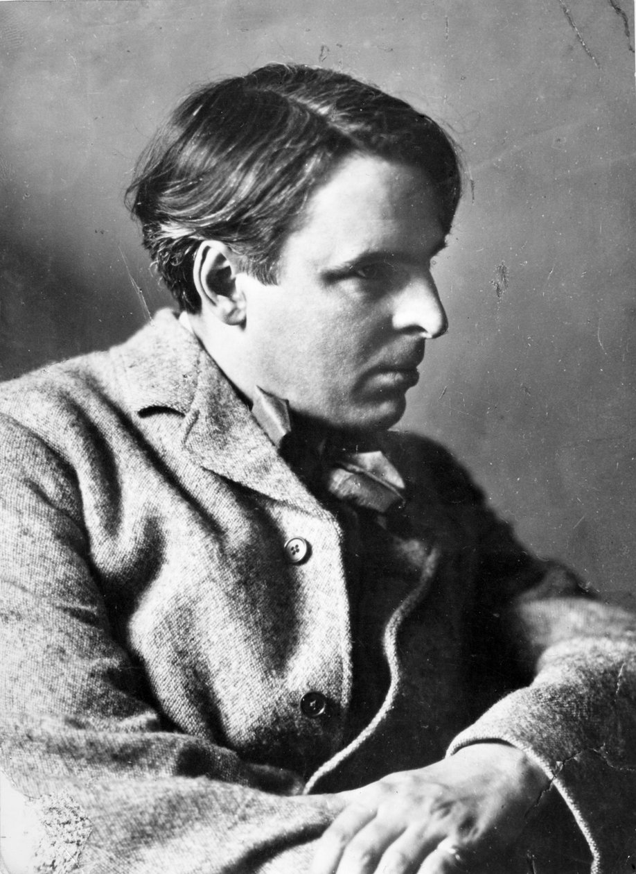 Retrato de WB Yeats de English Photographer