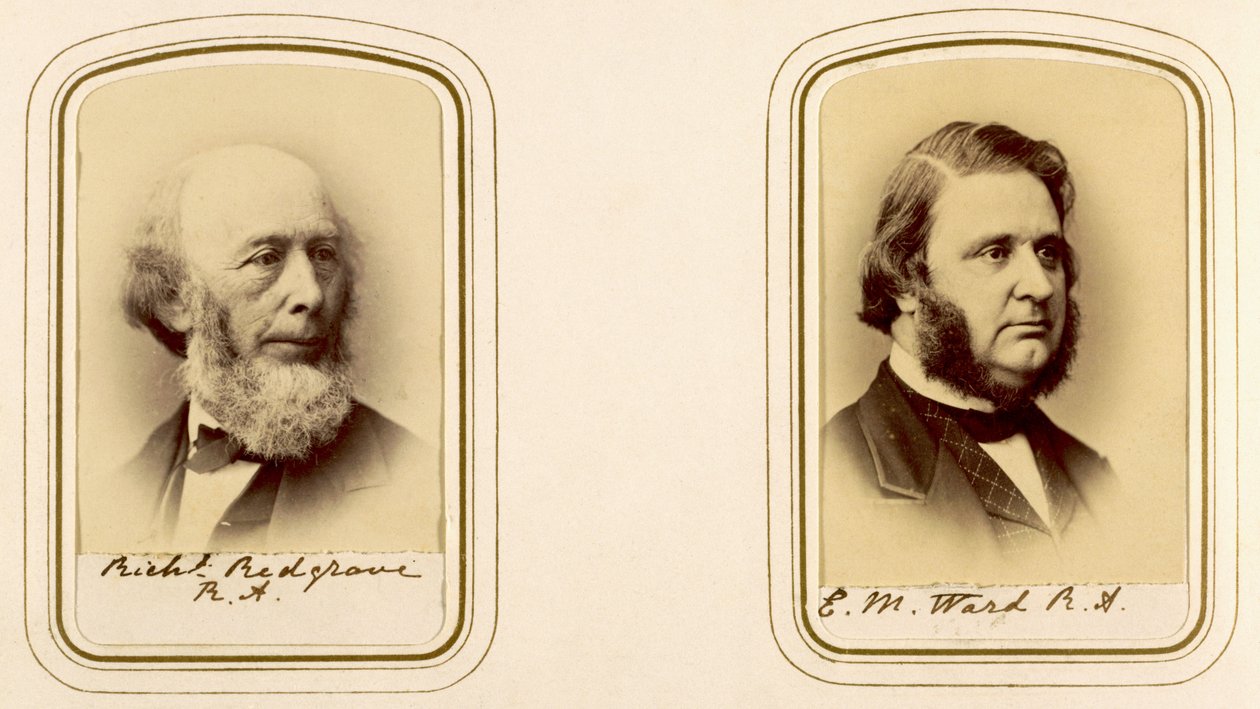 Retratos de Richard Redgrave e Edward Matthew Ward de English Photographer