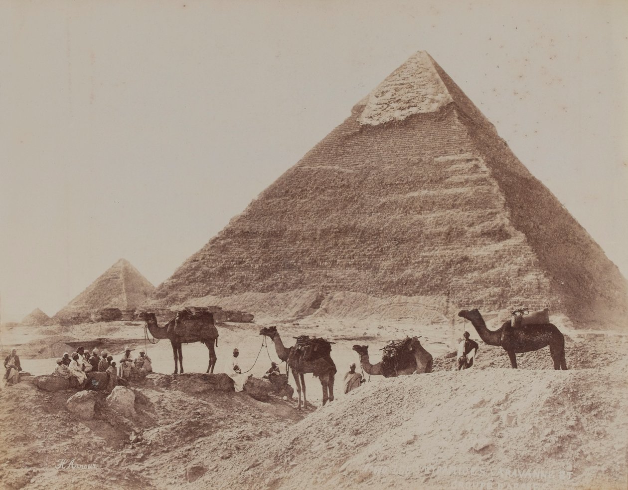 Pirâmide, Egito, 1893 de English Photographer