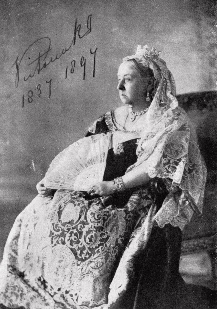 Rainha Vitória (1819-1901) A fotografia autorizada do Jubileu de Diamante, 1897 de English Photographer