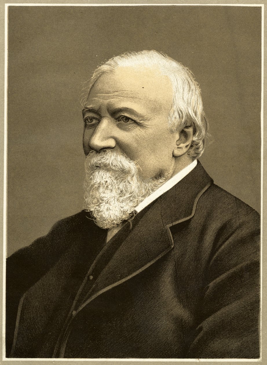 Robert Browning, 1887 (foto sépia) de English Photographer