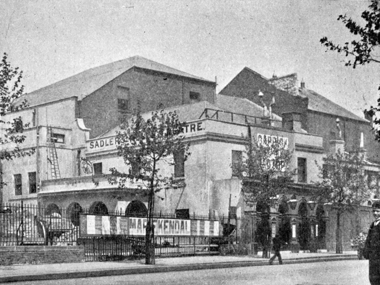 Sadlers Wells Theatre, ilustração do Rei, 1º de junho de 1901 de English Photographer
