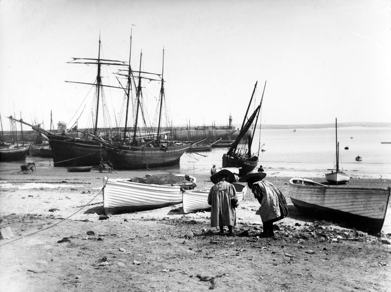 Schooners Village Belle e Chyandour, c.1880-99 de English Photographer